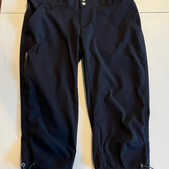 Columbia Omni-Shield Women’s Black Zippered Pants, Size 6 - Picture 1 of 13